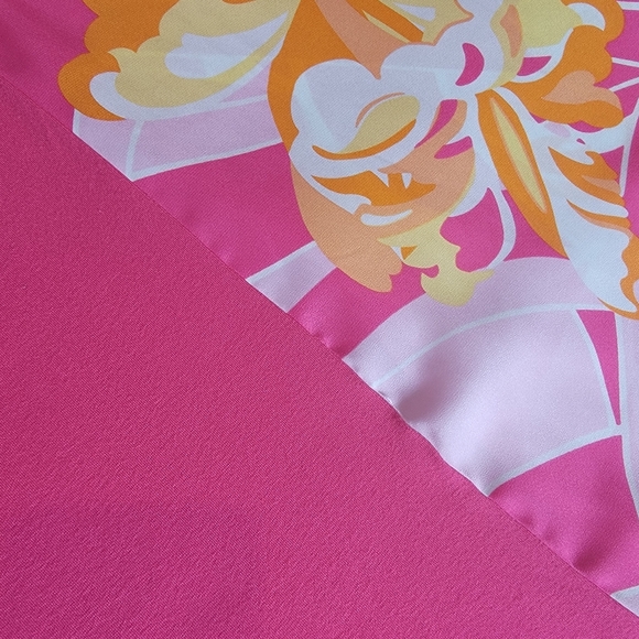 JM collection boho print block cottage core pink floral comfy dress XXL - Picture 7 of 11